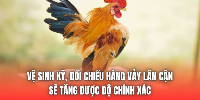 Vệ sinh kỹ, đối chiếu hàng vảy lân cận sẽ tăng được độ chính xác